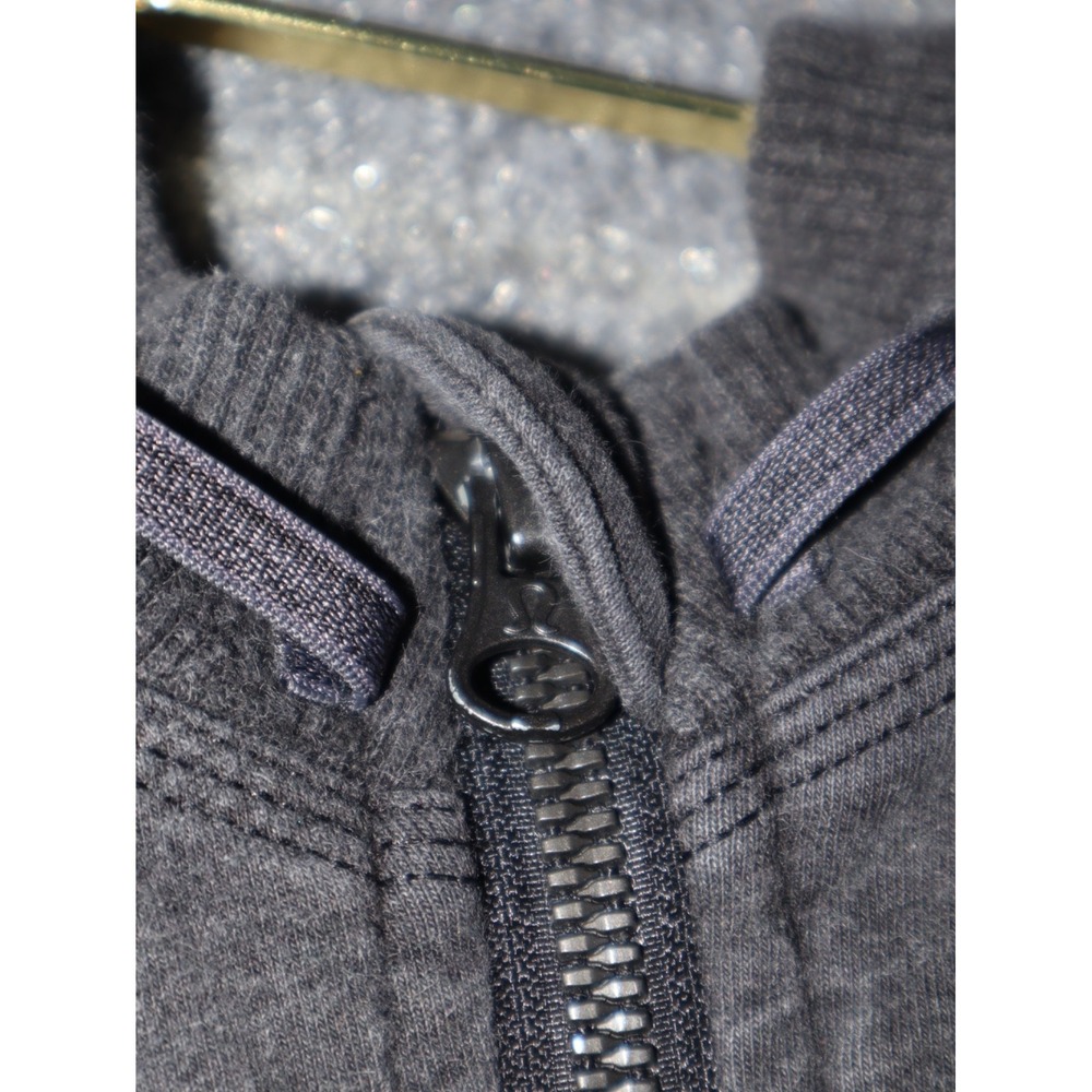 Lululemon Hoodie Women 2 Gray Full Zip Hoody Stretch Athleisure Everyday GUC - Picture 2 of 4